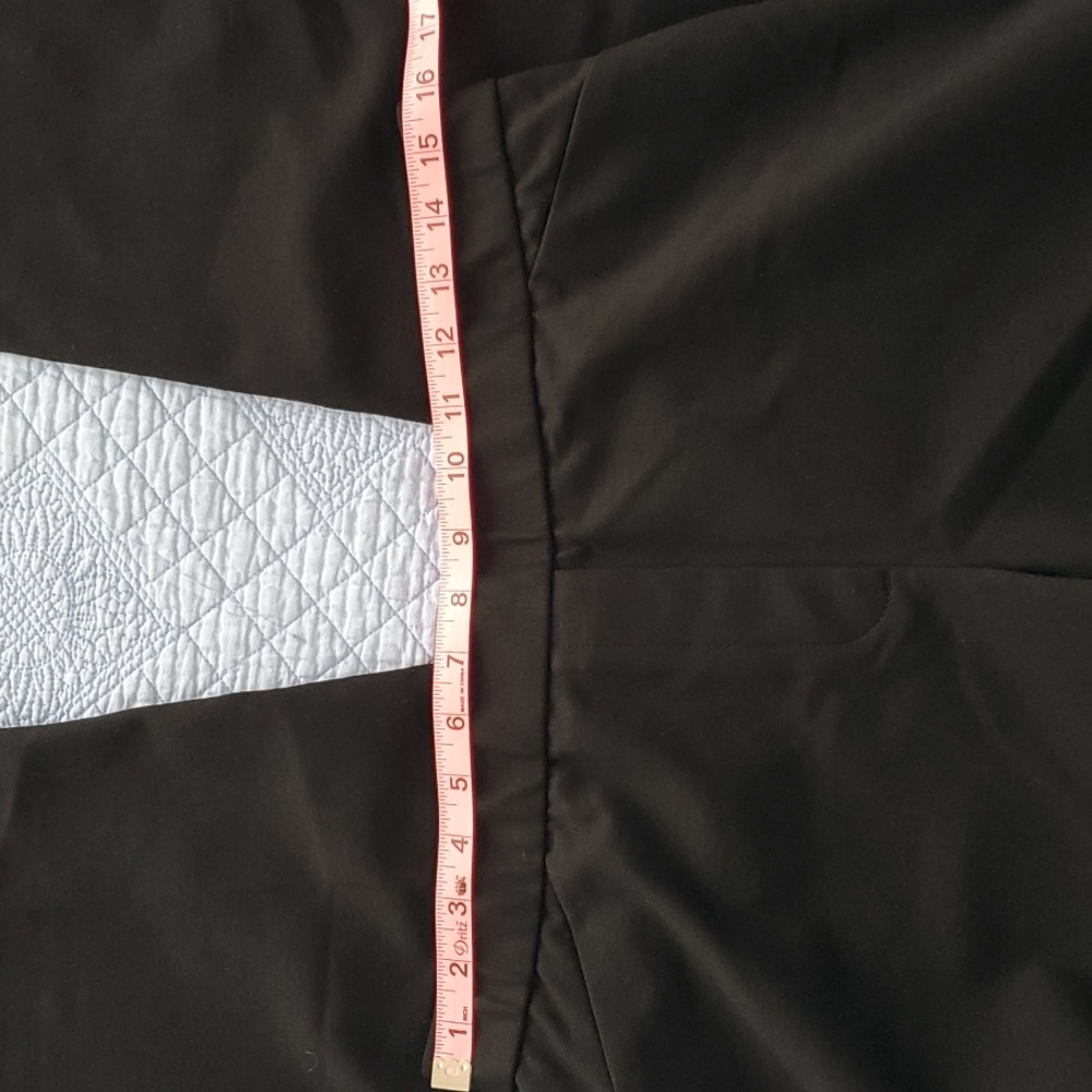 "J. JILL" PONTE SLIM LEG, Pull On PANT SIZE M, COLOR BLACK - Picture 8 of 12